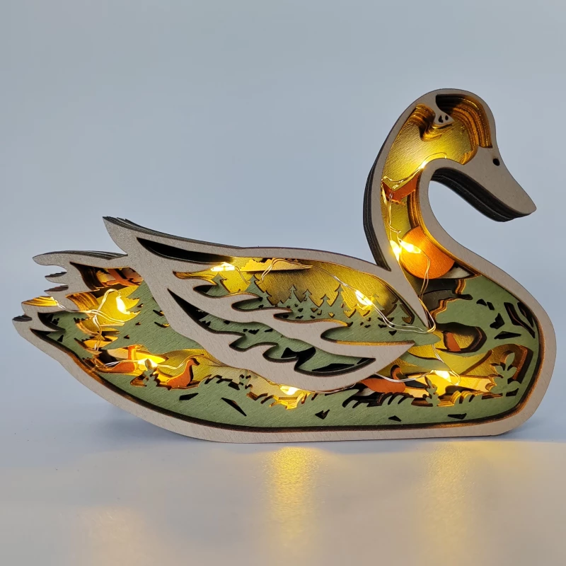 Sculpture canard en bois