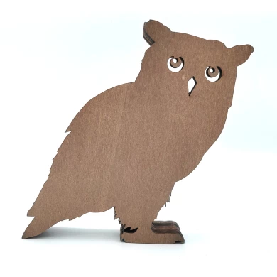 Sculpture hibou en bois